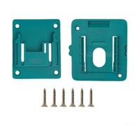 Kivivaka Soporte de batería de 18 V y juego de montaje de herramientas para Makita BL1860 BL1850 BL1840, estante de pared con tornillos (1+1 PCS)