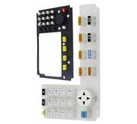 Kivivaka Tecla de teclado suave de silicona Total Station TS02 TS06 TS15 GM52 IM52 ES602G, botón protector de pantalla LCD de repuesto
