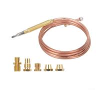 Kivivaka Termopar de gas 900mm para hornos Termopar de gas 900mm para (60cm | Construcción de cobre sólido, alta resistencia al calor, para una construcción duradera, larga vida útil, rendimiento fiable