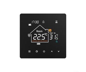 Kivivaka Termostato inteligente WiFi para calefacción por suelo radiante, 7 días programable 90-240V brillo ajustable (16A)