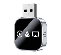 Kivont 3 In 1 Adapter, 2026 Upgrade 3-In-1 Wireless Adapter, for iPhone with 2.4/5ghz WiFi & Bluetooth 5.0, Plug and Play, Stable Connection & No Latency All Systems (for iPhone,B-Silver)