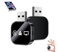 Kivont 3 in 1 Adapter, 2026 Upgrade Wireless Carplay Adapter, Plug and Play, with 2.4/5GHz WiFi and Bluetooth 5.0, Stable Connection & No Latency, to Most Systems