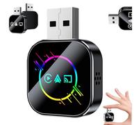 Kivont 3 in 1 Adapter, Kivont 3 in 1 Car Adapter, 2026 Upgrade 3-in-1 Wireless Adapter, Plug and Play, Stable Connection & No Latency, for All Systems (Colorful A for Android)