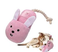 kivrimlarv Adorable Dog Snuffle Toy with Squeaker, Cute Slipper Enrichment Mat for Puppy and Small Dogs, Interactive Training and Slow Feeding Puzzle Toy, 7.87x3.94x1.97 Inches