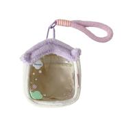 kivrimlarv Anime Figure Display Bag - Clear Plush Doll Storage Pouches Carrying Case for Convention Toy Collection Travel Shelf Dorm Room Home Display Organizer Collector Gift