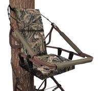 kivrimlarv Asiento de soporte para árbol, asiento de caza desmontable, cómoda silla de caza, asiento portátil para árbol, asiento de caza ligero, accesorios de caza ajustables para mayor comodidad