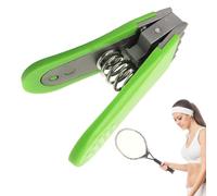 kivrimlarv Badminton Stringing Clamp - Racket Tension Tool for Tennis Badminton Stringing | Alloy Construction with Ergonomic Grip Sports Accessory for Home Workshop or Professional Use