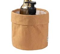 kivrimlarv Brown Sacks - Carryout Food Pouch, Recyclable Pack with Gusset Base, Merchandise Bag for Boutique, Retail Packaging Square Bottom, Grocery Shopping Vessel Storage Container