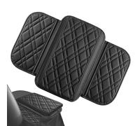 kivrimlarv Car Center Console Cover, Leather Armrest Cushion, Multifunctional Console Protector, Soft with Side Storage Bag, Comfortable and , for Car Interior Organization, Black Red [Video Game]