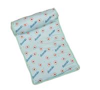 kivrimlarv Cooling Dog Bed, Foldable Cooling Mat, Breathable Ice Silk Cat with Pillow, Lightweight Puppy Blanket, Dog Sleeping Pad for Dogs, Indoor, Home, Decoration, 60x40x15cm
