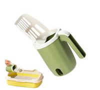 kivrimlarv Cuchara de para Gatos con Soporte, Pala colectora de excrementos, Compatible con Bolsa de Basura, Herramienta ergonómica de Limpieza para Mascotas, portátil para Viajes, Apartamentos