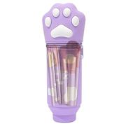 kivrimlarv Cute Pencil Pouch, Cat Paw Storage Box, Large Capacity Silicone Pen Case Organizer, This Silicone Pencil Cases Ample Space for School Supplies, 8.66x2.56x2.95 Inches