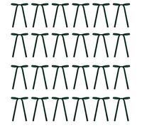 kivrimlarv Decorative Christmas Tree Ribbon | Elegant Christmas Hanging Ornament | 24x Beautiful Ribbon Tree Bows | Sleek Modern Holiday Bows | Classic Red and Green Bows for Christmas