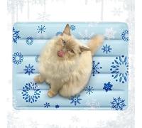 kivrimlarv Dog Cooling Mat, Sleep Comfort Mat, Reusable Soft Cushion Pad, Washable Hot Weather Relief, Indoor Outdoor Floor Bedding for Small Medium Large Pets, 30x40cm Multicolor