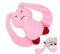 kivrimlarv Dog Teething Toys | Rabbit Design Plush Sound Pet Toys | Portable Stuffed Animal Chewing Toy | Plush Dog Toy for Medium and Small Puppies, Ideal for Teething Relief and Playtime Fun