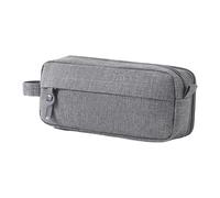 kivrimlarv Double Layer Pencil Case, Large Capacity Pen Pouch, Aesthetic Pencil Pouch Organizer, Portable Pen Storage Organizer 8.27 x 3.54 x 2.36 Inches for Boys, Girls, Students, Adult (Blue, Gray)