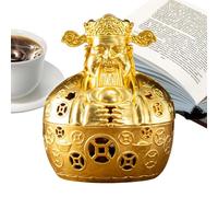 kivrimlarv Estatuilla del Dios Chino De | Figura del Dios De La Riqueza - Decoración Meditativa para Hogar Ceremonia Familia Amigos