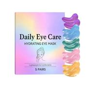 kivrimlarv Eye Patches - Under Eye Gel Pads for Hydrating Skin Care | Nourishing Moisture with Cooling Effect, Brightening Care Solution for Morning Night Routine Travel Relaxation Use