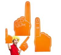 kivrimlarv Foam Hand Pointer - 18 Inch Sports Fan Finger for | Soft EVA Foam with Adjustable Handle, DIY Cheerleading Accessory, Game Day Prop for School Events Parties