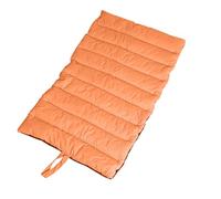 kivrimlarv Foldable Dog Bed, Portable Pet Sofa Blanket, Anti-Slip Cushion Design, Soft Travel Mattress, Perfect for Indoor Outdoor Backpacking Climbing, 110x68x1cm Orange Green