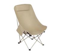 kivrimlarv Folding Camping Chair, Portable Beach Chair, Breathable Camping Gear Seat for Garden, Hiking, Travel, Fishing, Picnic, Sports, Backyard, Outdoors, Brow, 1 Piece