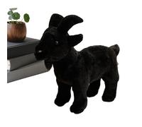kivrimlarv Goat Stuffed Animals - Cute Realistic Soft Figurine Toy | Stuffed Goat Plush Toy for Kids Boys Girls Adults Men Women Children Farm Playroom Bedroom Gift