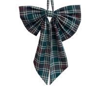 kivrimlarv Holiday Display Bows - Gift Wrap Embellishment for Seasonal Events | Elegant Red and Gold Accent with Wire Edges, Perfect for Party Backdrop Door Decor and Christmas Home Styling