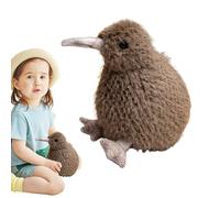 kivrimlarv Kiwi Bird Plush Toy - Lovable Bird Doll, Kiwi Plush Stuffed Animal with Soft Pillow Shape, Kids Hugging Toy For Christmas Holiday, Nursery Bedroom Decor and Gift