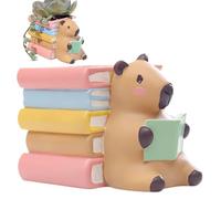 kivrimlarv Maceta de resina con agujero de drenaje, bonita maceta decorativa de Capibara para suculentas y cactus, divertida maceta con forma de animal, decoración única de mesa, estante de escritorio