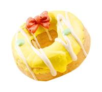 kivrimlarv Natural Cake Shaped Chew Toys - Bunny and Small Animal Teeth Care | Safe Hamster, Guinea Pig, Chinchilla Chewing Toys for Health and Enrichment