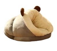 kivrimlarv Pet Sleeping Bag, Warm Cave Nest, Soft Cat House, Winter Pet Bed, Reusable Warm Cave Nest Sleeping Bag, Soft Thermal Winter Cat House For Small Cats and Dogs