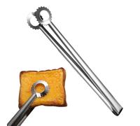 kivrimlarv Pinzas de cocina de acero inoxidable | Pinzas de acero inoxidable para alimentos de, pinzas de carne que ahorran mano de obra para té de la tarde, cenas, celebraciones de boda, uso