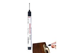 kivrimlarv Rotulador de cabeza larga para agujeros profundos, bolígrafo de construcción multiusos, marcador de agujero profundo, bolígrafo de tinta de carpintero, impermeable, para carpintería