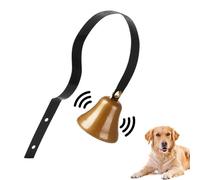 kivrimlarv Timbre de puerta para perro, de latón, para cachorros, sonido fuerte vintage mediano y grande, para perros, gatos y gatitos, uso en interiores o exteriores, ayuda a la educación en el hogar