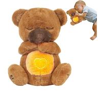kivrimlarv Toddler Sleep Soother, Calming Music Bear, Stuffed Animal Toy with Sturdy and Safe Materials for Birthdays, Special Occasions or Sleep and Relaxation, 11.81 Inches