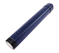 kivrimlarv Tubo de almacenamiento extensible para cañas de pescar, estuche de almacenamiento con correa, tubo protector para caña de pescar para viajes, tubo de almacenamiento para planos, tubo