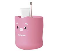 kivrimlarv Vasos de Enjuague bucal para niños, Soporte y Taza de Pasta de Dientes de Dibujos Animados de 300 ml | Adorable Taza de baño, Taza para niños, niñas, Cepillo de Dientes