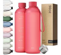 KIVY Botella de Agua Tritan 1,5 L - Estanca & Apto para Lavavajillas - Para Deporte, Gimnasio, Escuela y Oficina - Botella Deporte - Garrafa de Agua para Gym - Botellas Agua 1,5 L -Sin BPA