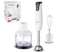 KIWI 953KHB4430 Set Batidora picadora, W, 500 milliliters, Plástico, 2 Velocidades, Acero Mate