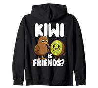 Kiwi Be Friends Cute Kiwi Amistad Bird Fruit Sudadera con Capucha