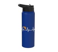 Kiwi Bird Heartbeat Pulse ECG New Zealand Animal Stainless Steel Insulated Water Bottle