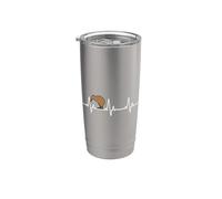 Kiwi Bird Heartbeat Pulse ECG New Zealand Animal Vaso térmico de acero inoxidable de doble pared