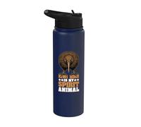 Kiwi Bird Is My Spirit Animal Nueva Zelanda Kiwi Bird Stainless Steel Insulated Water Bottle