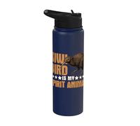 Kiwi Bird Is My Spirit Animal Nueva Zelanda Kiwi Stainless Steel Insulated Water Bottle