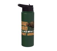 Kiwi Bird Is My Spirit Animal Nueva Zelanda Kiwi Stainless Steel Insulated Water Bottle