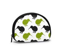 Kiwi Bird Polar Bear Family Monedero Carteras Cambiar Bolsa Funky Key Holder Cremallera Pequeñas Bolsas de Maquillaje cosmético