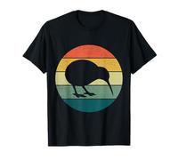 Kiwi Bird Retro Vintage Sunset Nueva Zelanda Animal Bird Camiseta