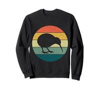 Kiwi Bird Retro Vintage Sunset Nueva Zelanda Animal Bird Sudadera