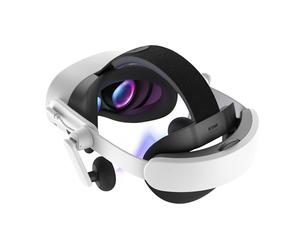 KIWI design Auditiva Correa para la Cabeza con Batería para Meta Quest 3/3S, K4 Duo Auriculares DualFast Carga Rápida, Accesorios VR con Diseño Equilibrado, Sonido Mejorado y Mayor Tiempo de Juego