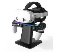 KIWI design Base de Carga para Accesorios Meta Quest 3S/Quest 3/Quest 2/Quest Pro, Acreditadas por Meta